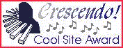 Crescendo Cool Site of the Day Award